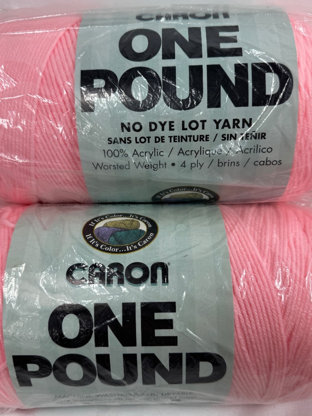 CARON One Pound Yarn Soft Pink